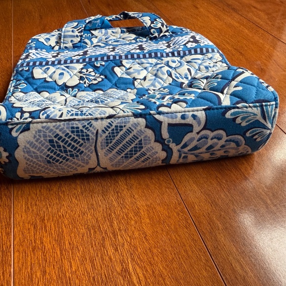 Vera Bradley Blue Lagoon Quilted Tech Organizer Travel Electronic Accessory Bag. - Picture 3 of 9